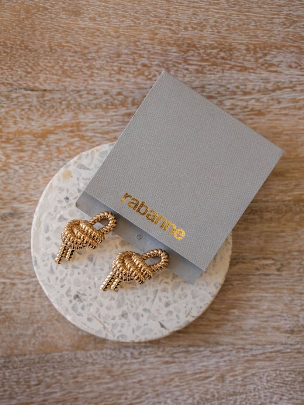 NWT RABANNE NAUTICAL EARRINGS IN GOLD - Picture 3 of 5